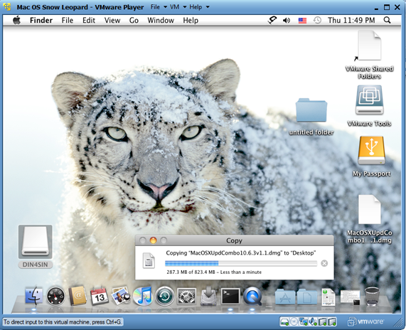 Virtualbox for booting os x snow leopards